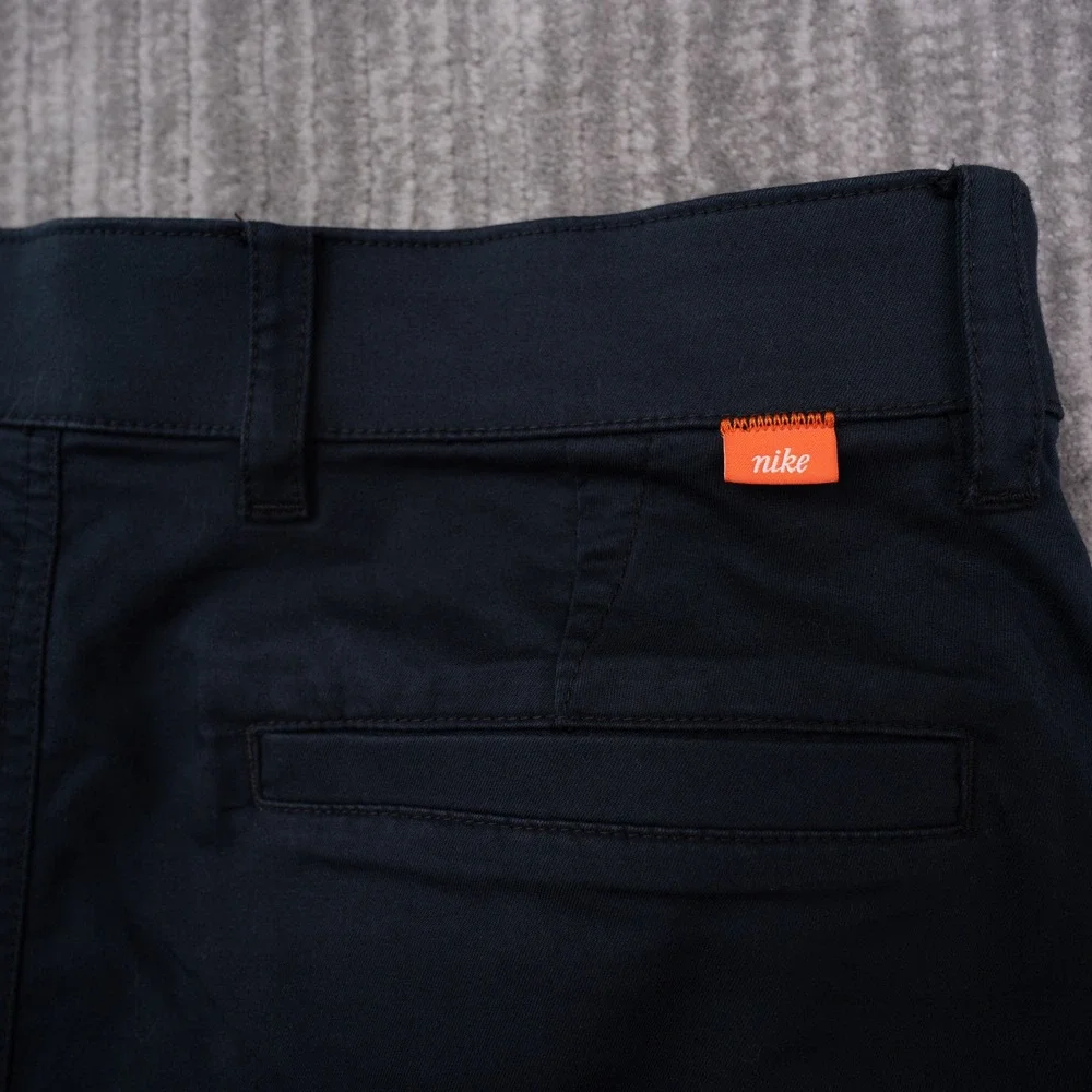 Nike Dri-FIT Chino Golf Pants Mens 32x30 Fit 33x27.5 Black Excellent Stretch